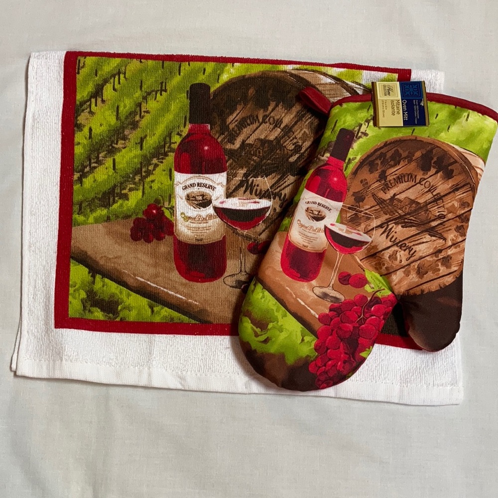 Oven Mitt/Kitchen Towel set